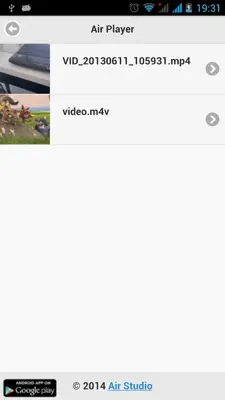 Air Player android App screenshot 2